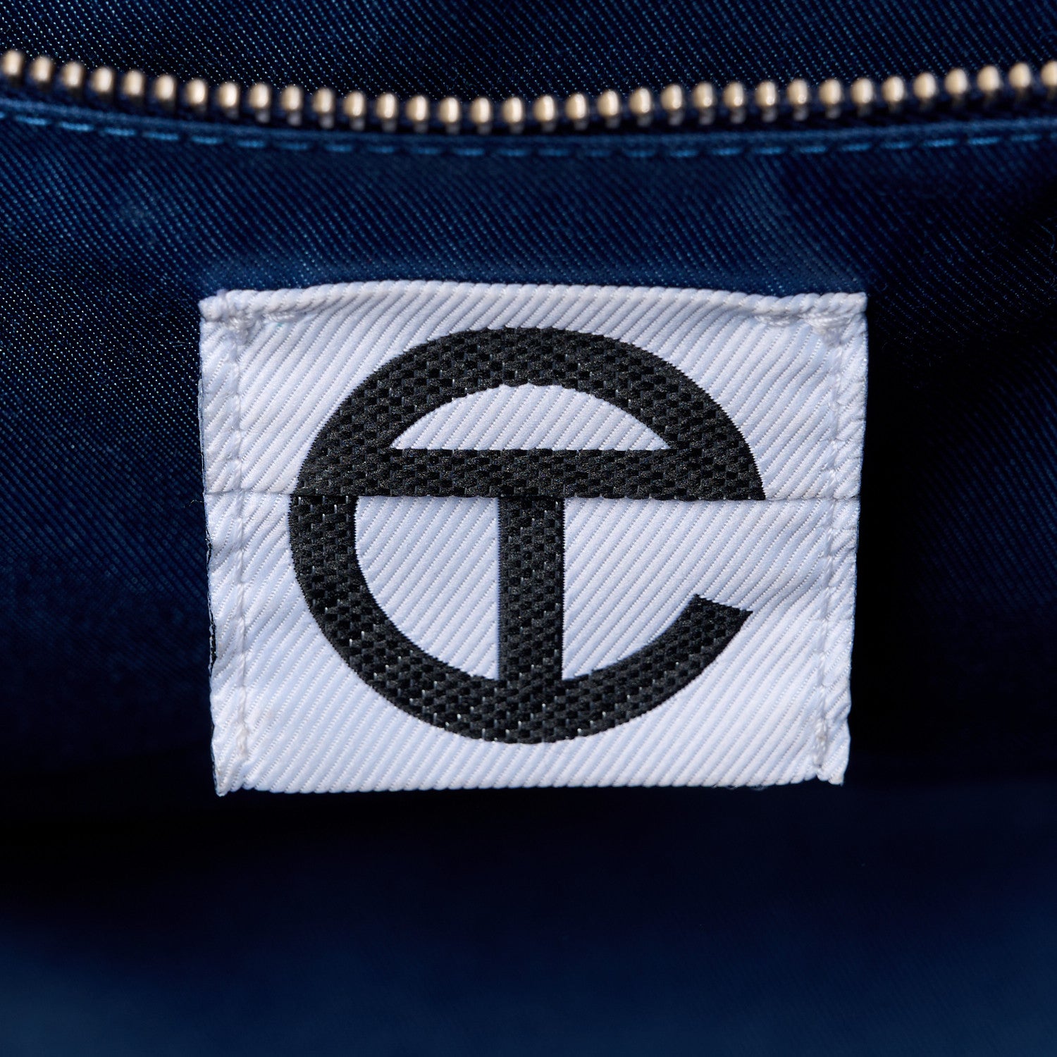 Telfar Metallic Vegan Leather Medium Shopping Bag Cobalt 7 of 11