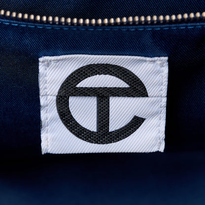 Telfar Metallic Vegan Leather Medium Shopping Bag Cobalt 7 of 11