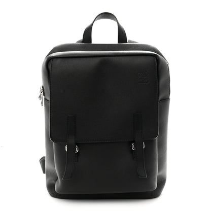 Loewe Grained Calfskin Military Backpack Black 1 of 8