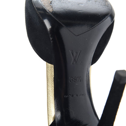 Louis Vuitton Suede Vegas T Strap Pumps 39.5 Black 9 of 9