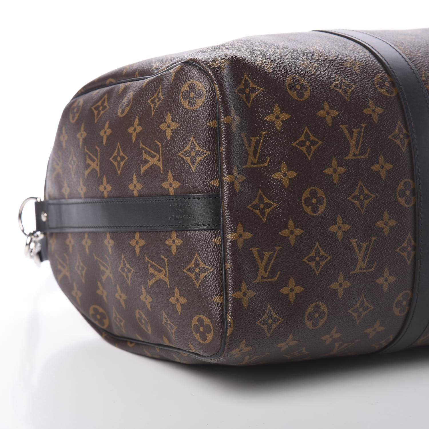 Louis Vuitton Monogram Macassar Keepall Bandouliere 45 7 of 8
