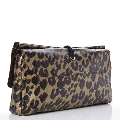 Louis Vuitton Leopard Nocturne African Queen Clutch Dore Gold 3 of 7