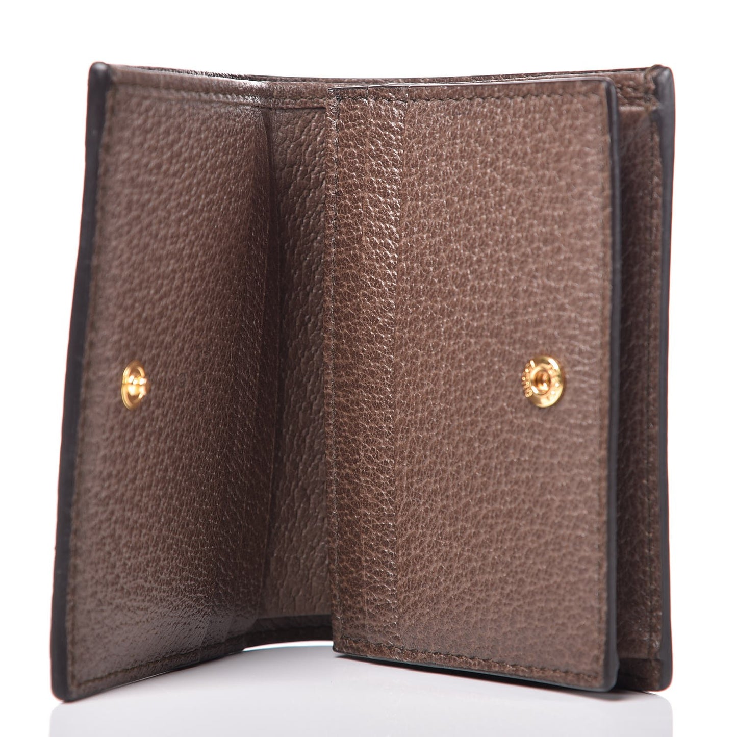 GG Supreme Monogram Web Ophidia Card Case Beige New Acero