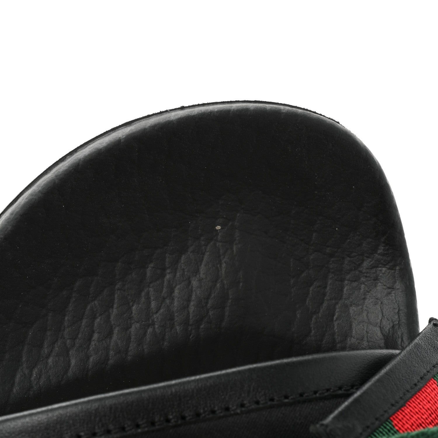 Gucci Satin Web Bow Slide Sandals 36 Black 10 of 10