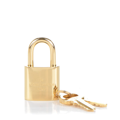 Louis Vuitton Brass Lock and Key Set #433 1 of 4