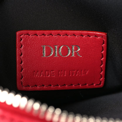 Christian Dior Galaxy Calfskin Oblique World Tour Saddle Belt Bag Red 6 of 8