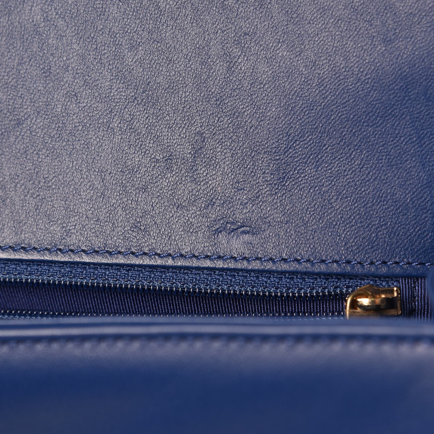 Chanel Calfskin Quilted New Medium Boy Flap Blue 6 of 8