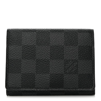 Louis Vuitton Damier Graphite Envelope Business Card Holder 1 of 8