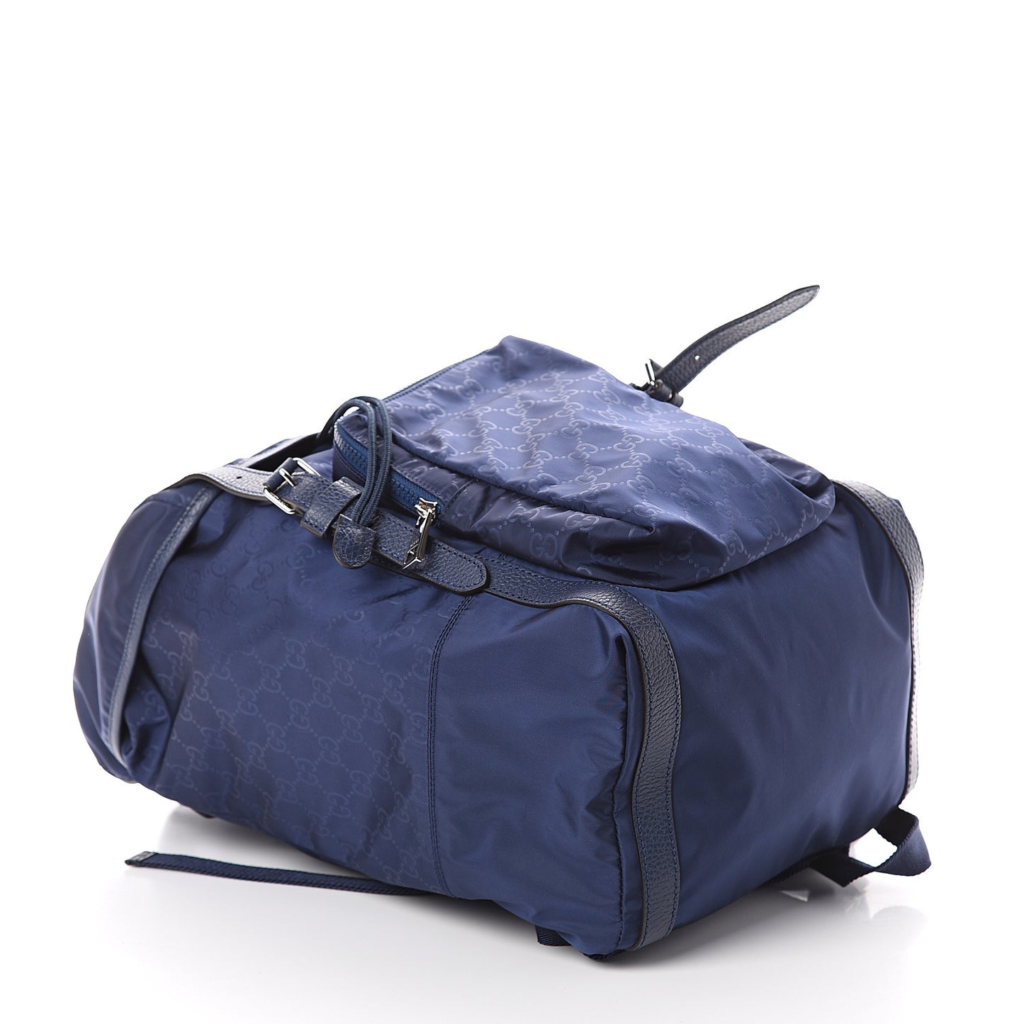 Nylon Monogram Medium Light Double Buckle Backpack Tide