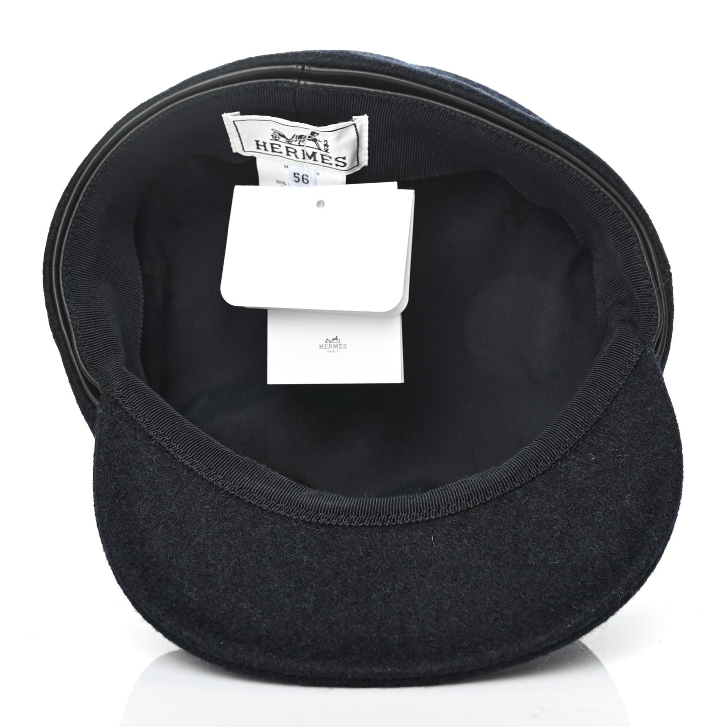 Broadcloth Newton Calfskin Dani Cap 56 Marine Black