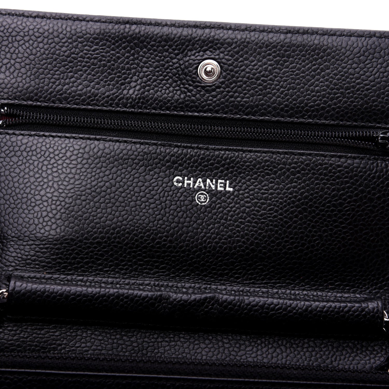 Chanel Caviar Quilted Wallet On Chain WOC Black 8 of 12