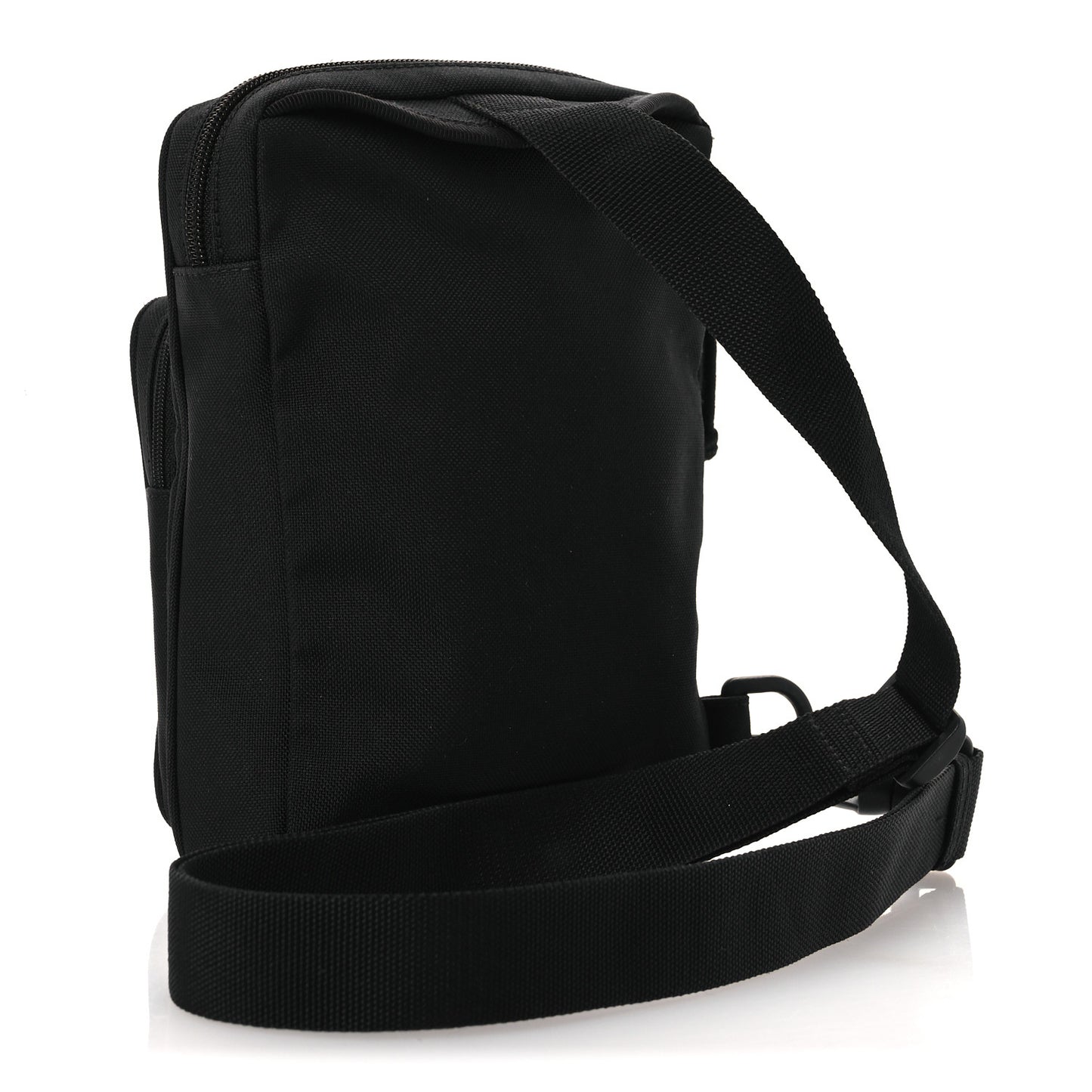 Nylon Logo Explorer Crossbody Messenger Bag Black