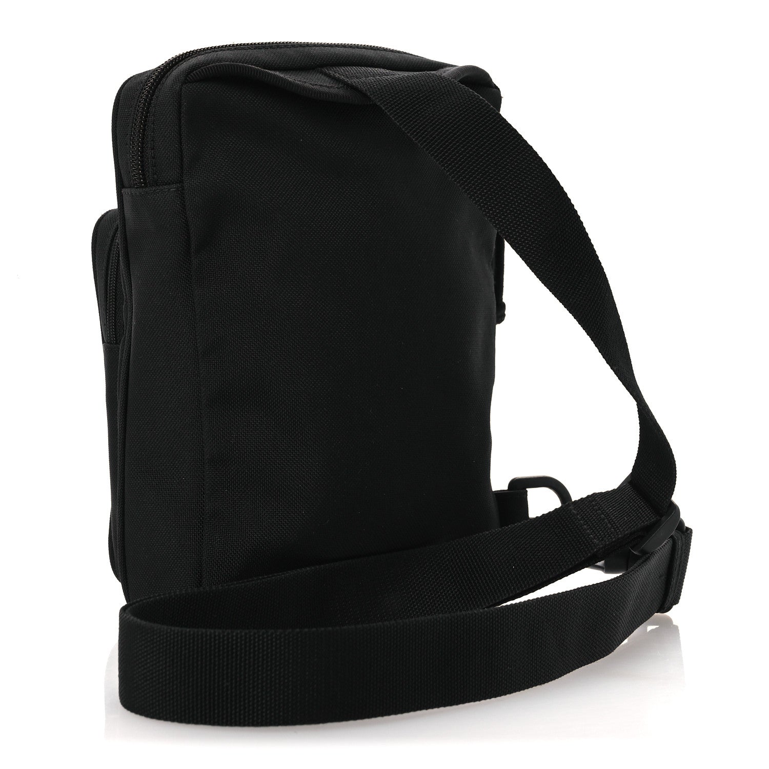 Balenciaga Nylon Logo Explorer Crossbody Messenger Bag Black 3 of 16