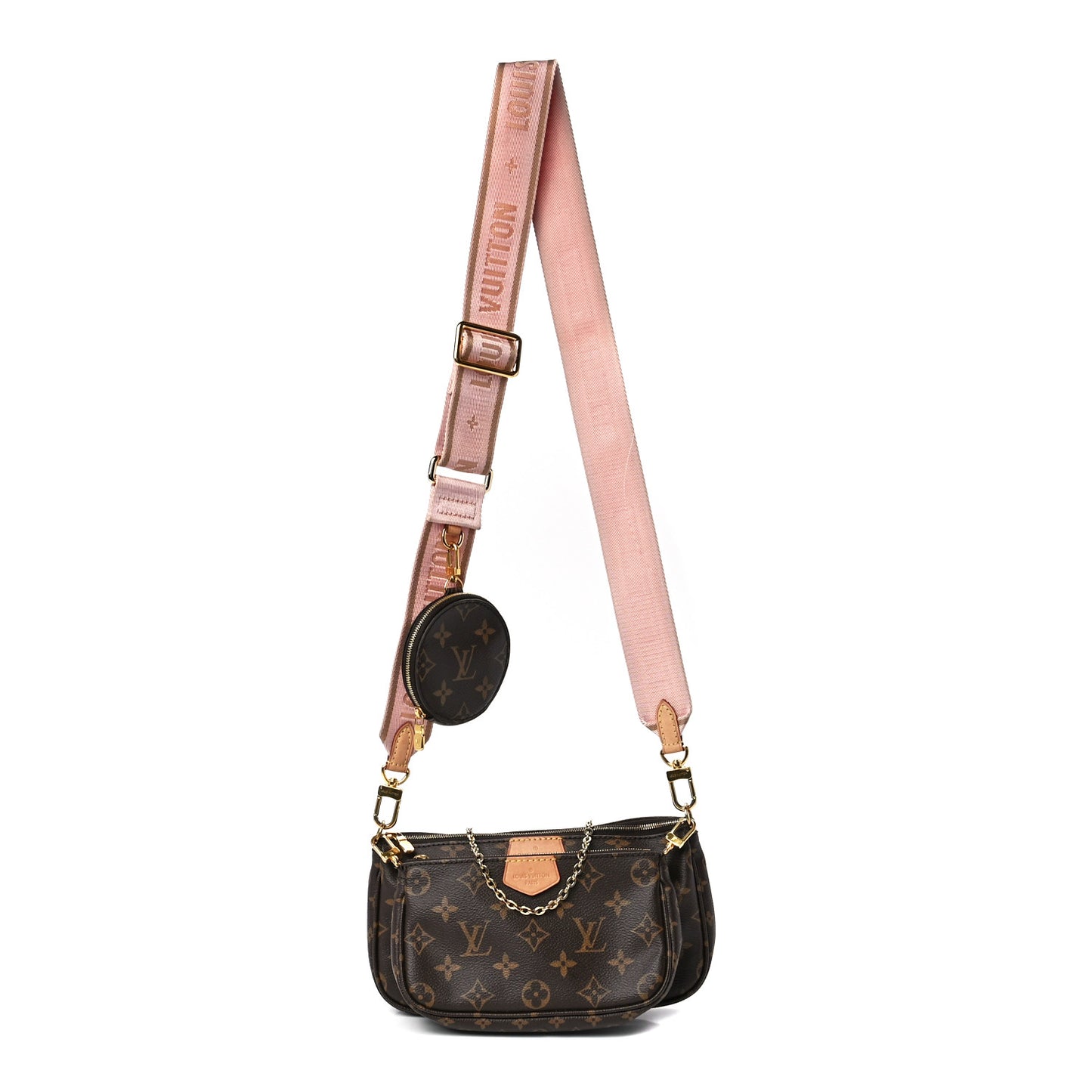 Monogram Multi Pochette Accessories Rose Clair