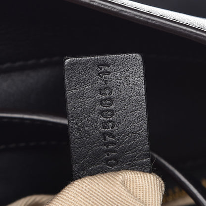 Chloe Smooth Suede Calfskin Medium Myer Double Carry Bag Black Navy 8 of 8