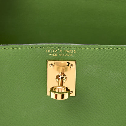 Hermes Epsom Mini Kelly Sellier 20 Vert Yucca 6 of 10