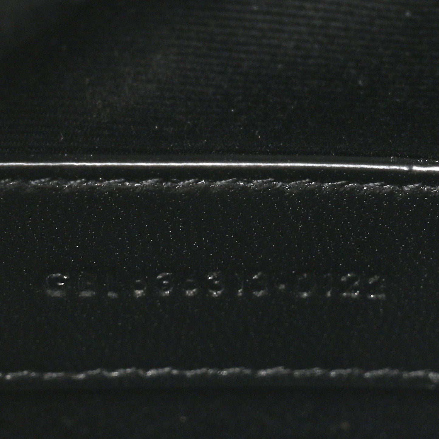 Grain De Poudre Chevron Monogram Bill Pouch Crema Soft