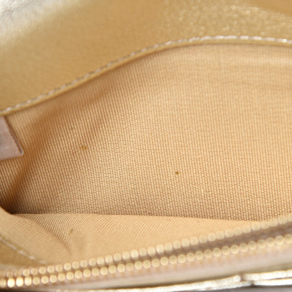 Jimmy Choo Glitter Fabric Milla Chain Wallet Champagne 6 of 9