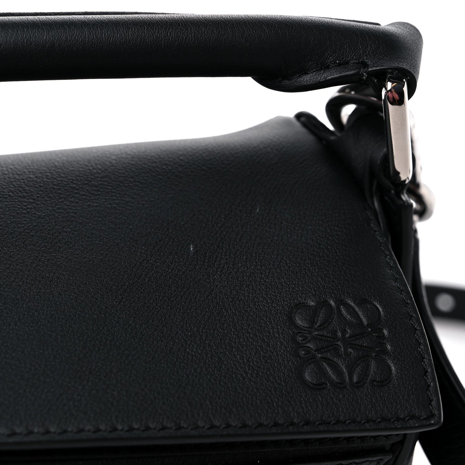 Loewe Calfskin Small Puzzle Bag Black 10 of 11