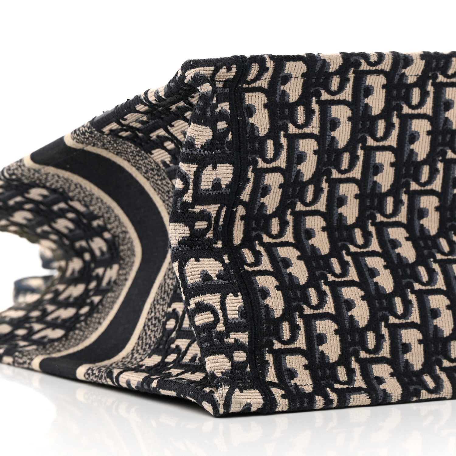 Christian Dior Oblique Medium Book Tote Blue Multicolor 9 of 12