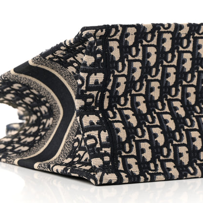 Christian Dior Oblique Medium Book Tote Blue Multicolor 9 of 12