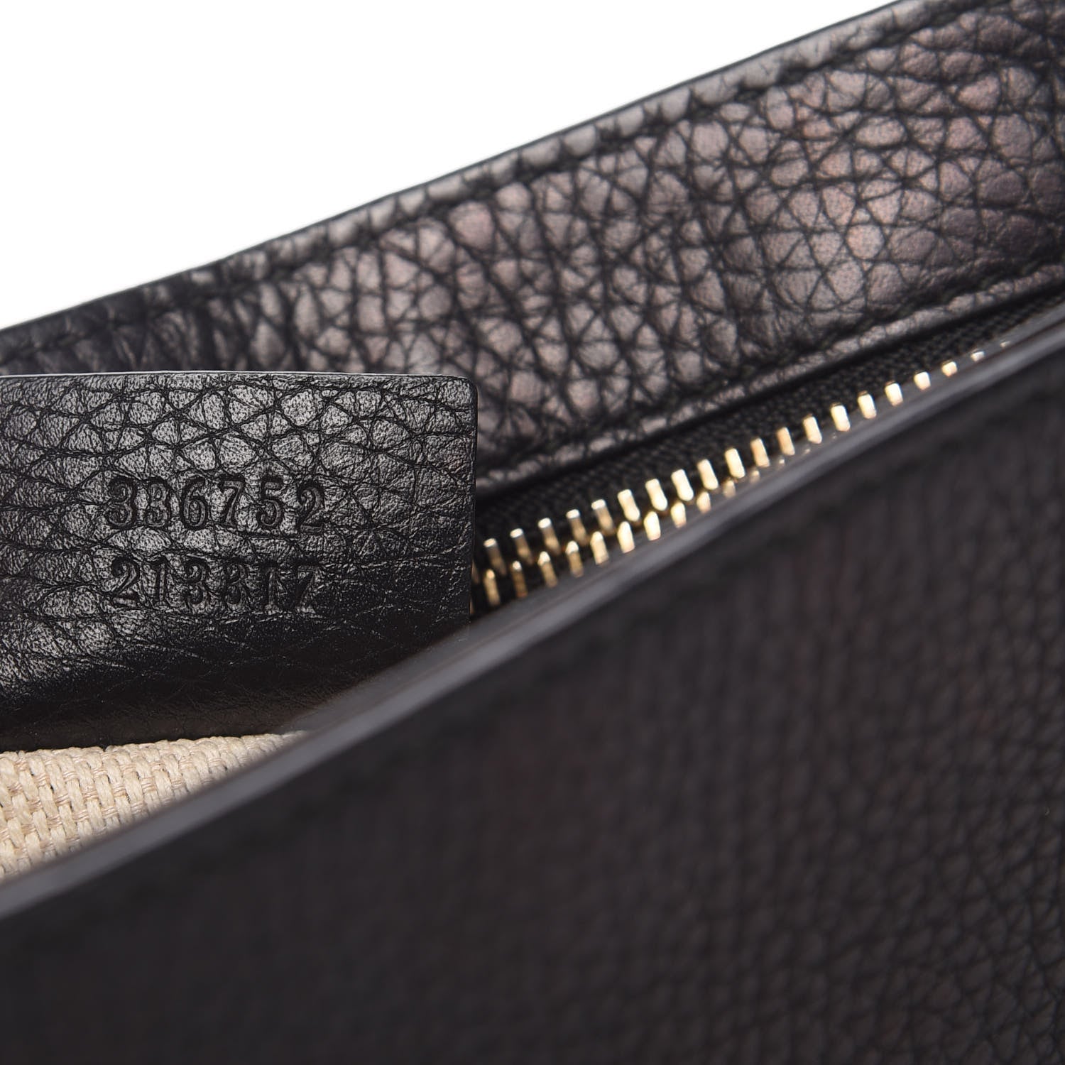 Gucci Pebbled Calfskin Medium Soho Flap Crossbody Black 9 of 11