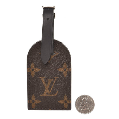 Louis Vuitton Monogram Luggage Tag Black 2 of 3