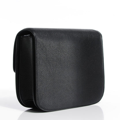 Celine Goatskin Medium Classic Box Flap Bag Black 3 of 8