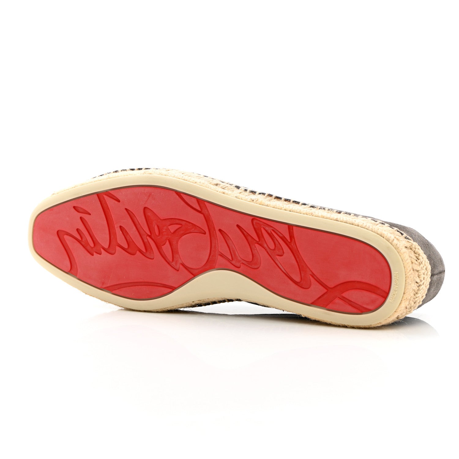 Christian Louboutin Suede Mens Nanou Flat Espadrilles 44 Brown 9 of 10