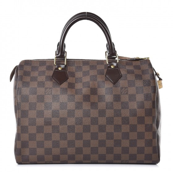 Louis Vuitton Damier Ebene Speedy 30 1 of 12