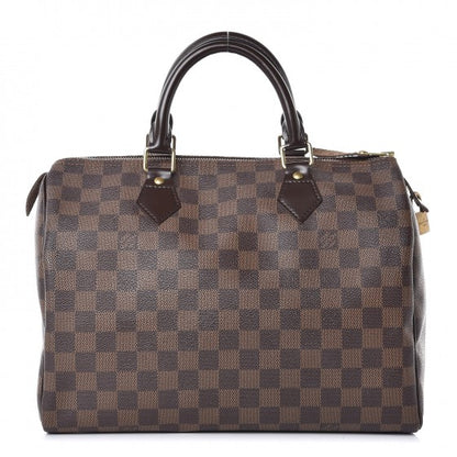 Louis Vuitton Damier Ebene Speedy 30 1 of 12
