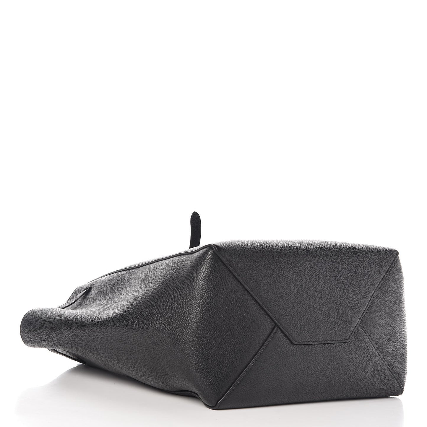 Soft Grained Calfskin Small Belt Cabas Phantom Black