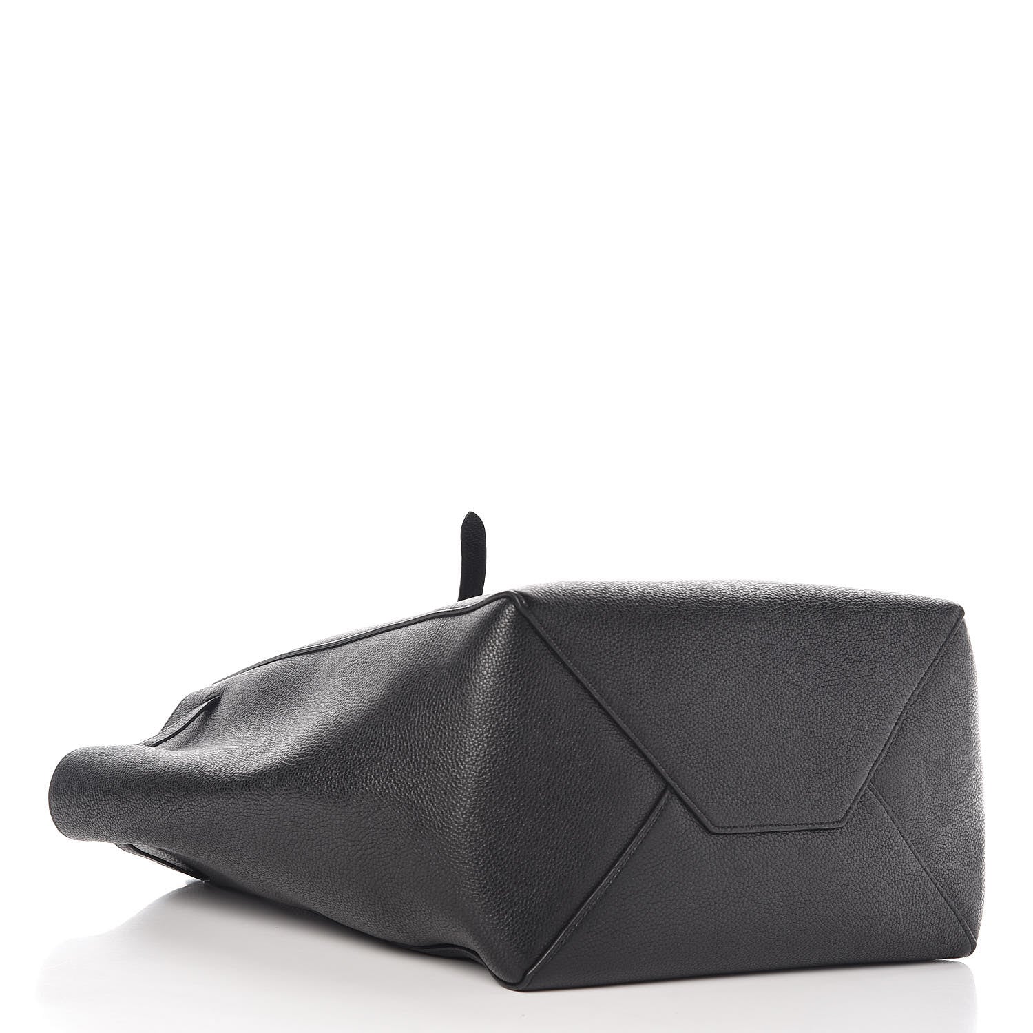 Celine Soft Grained Calfskin Small Belt Cabas Phantom Black 4 of 9