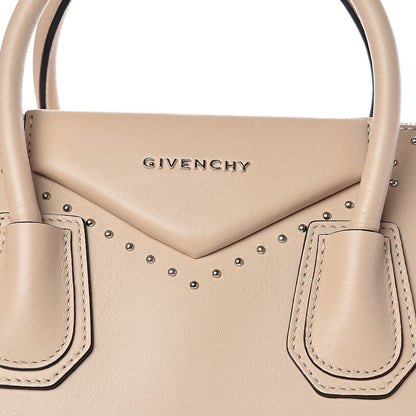 Givenchy Calfskin Medium Studded Antigona Beige Buff 8 of 12