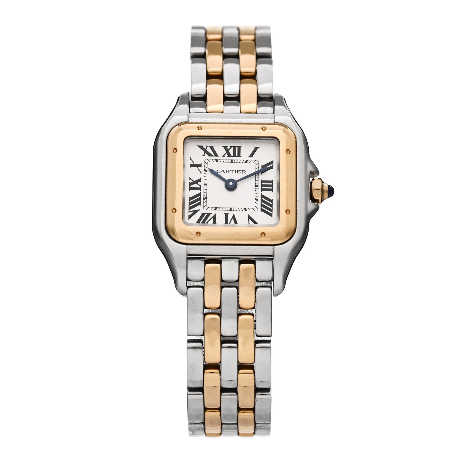Cartier Stainless Steel 18K Yellow Gold 22mm Panthere Quartz Watch 1 of 5