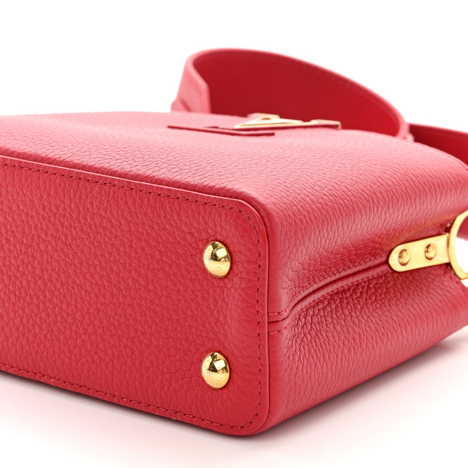 Louis Vuitton Taurillon Mini Capucines Scarlet 10 of 10
