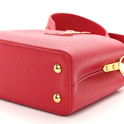 Louis Vuitton Taurillon Mini Capucines Scarlet 10 of 10