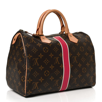Louis Vuitton Monogram My LV Heritage Speedy 30 Fuchsia Ivory 2 of 10