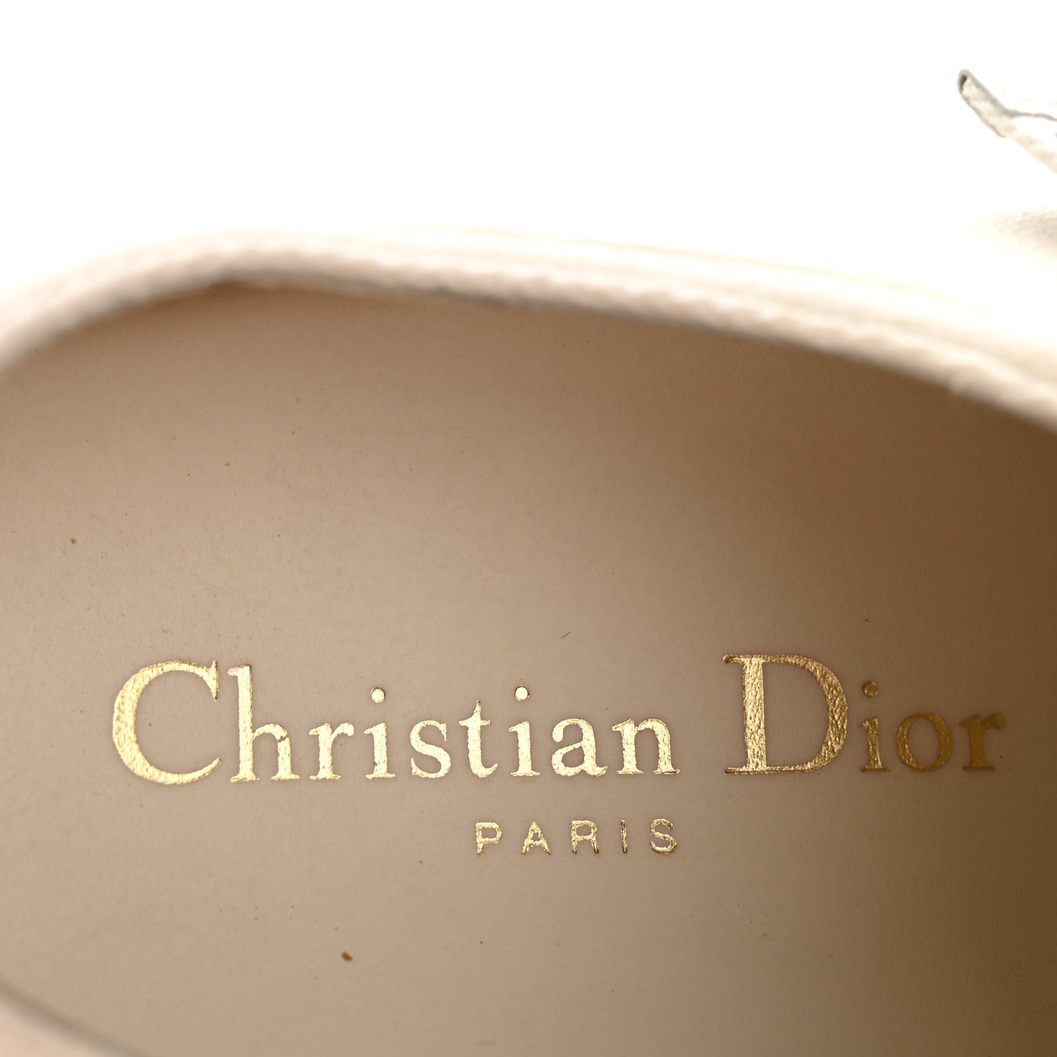 Christian Dior Canvas Walk'N'Dior Low Top Sneakers 36.5 White 8 of 9