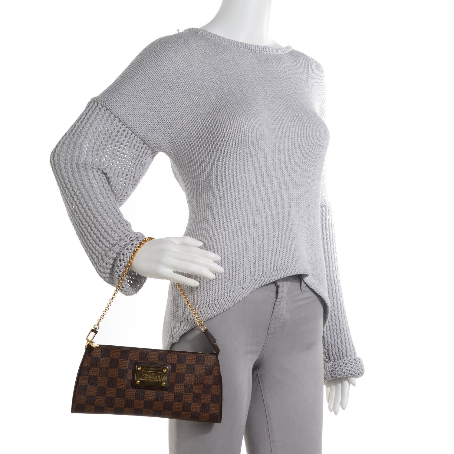 Louis Vuitton Damier Ebene Sophie Clutch 2 of 8