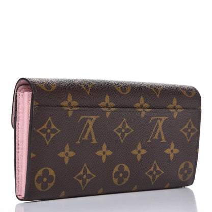 Louis Vuitton Monogram Sarah Wallet NM Rose Ballerine 3 of 7