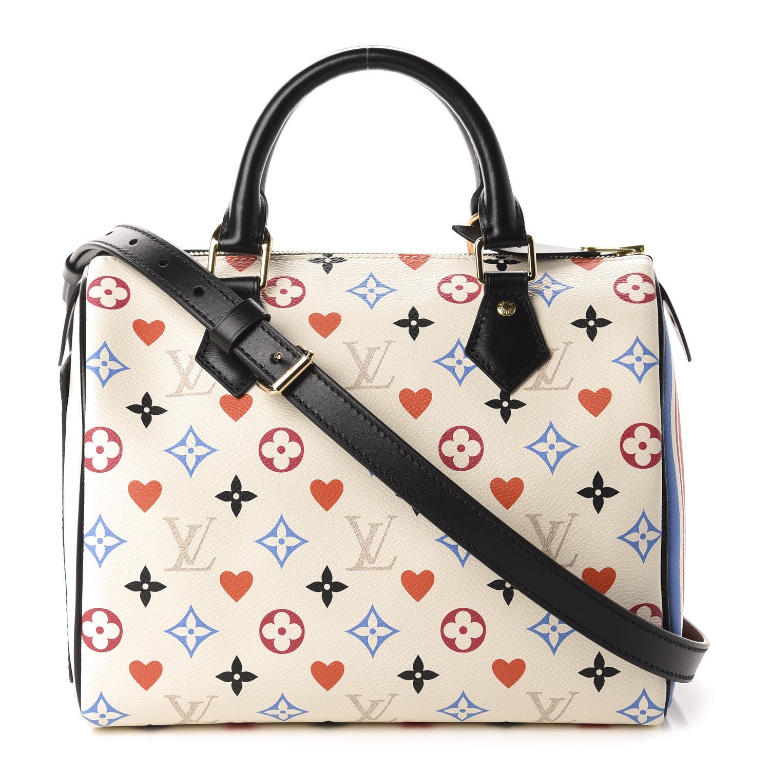 Louis Vuitton Game On Speedy Bandouliere 25 White 1 of 11
