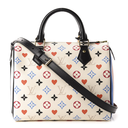 Louis Vuitton Game On Speedy Bandouliere 25 White 1 of 11