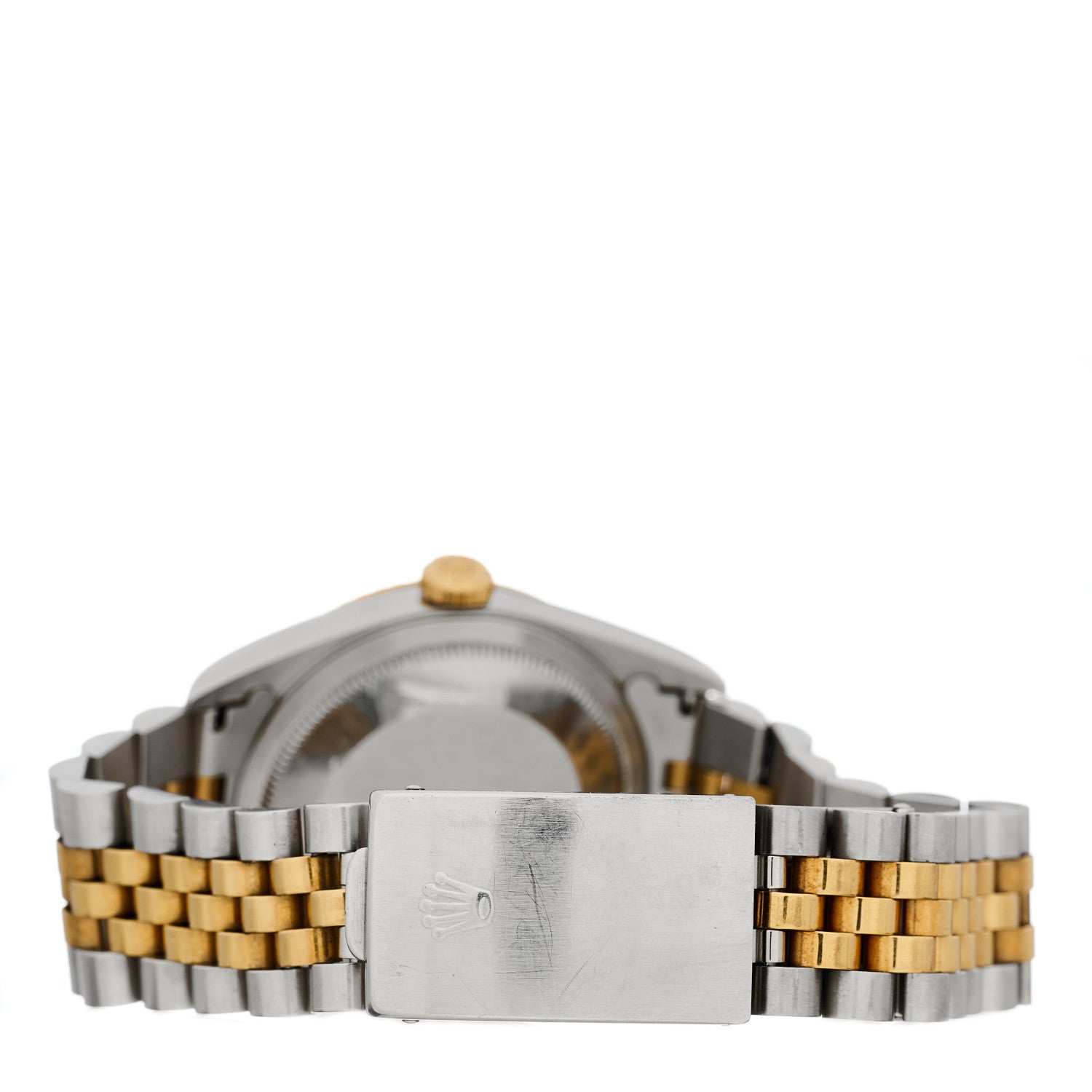Rolex Stainless Steel 18K Yellow Gold Diamond 36mm Oyster Perpetual Datejust Watch Champagne 16233 3 of 4