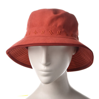Hermes Polyester Nylon Marais Hat 58 Rouge 2 of 9