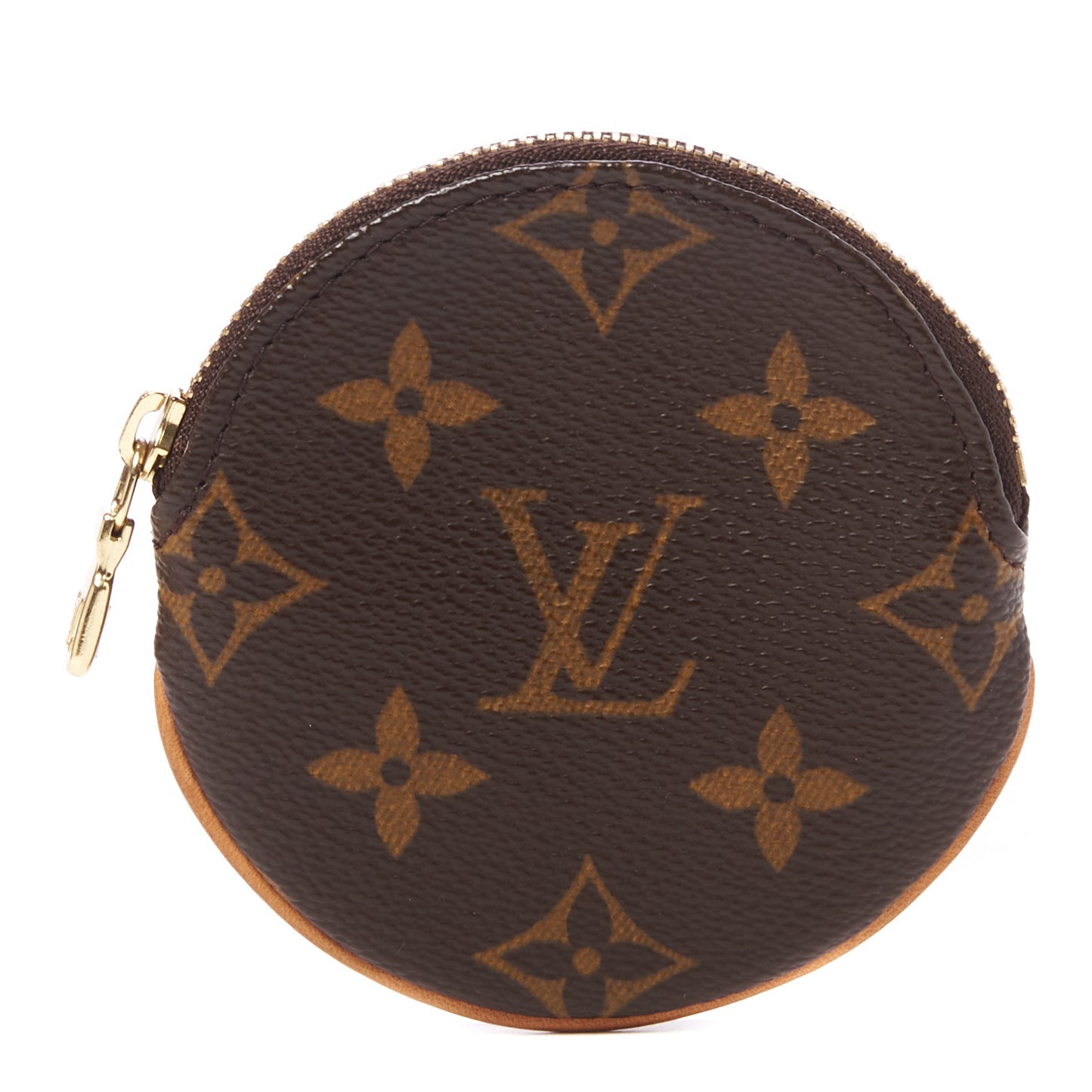Monogram Round Coin Purse