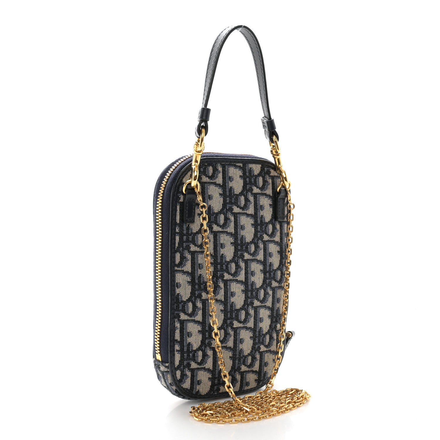 Christian Dior Oblique 30 Montaigne Phone Holder Blue 3 of 10