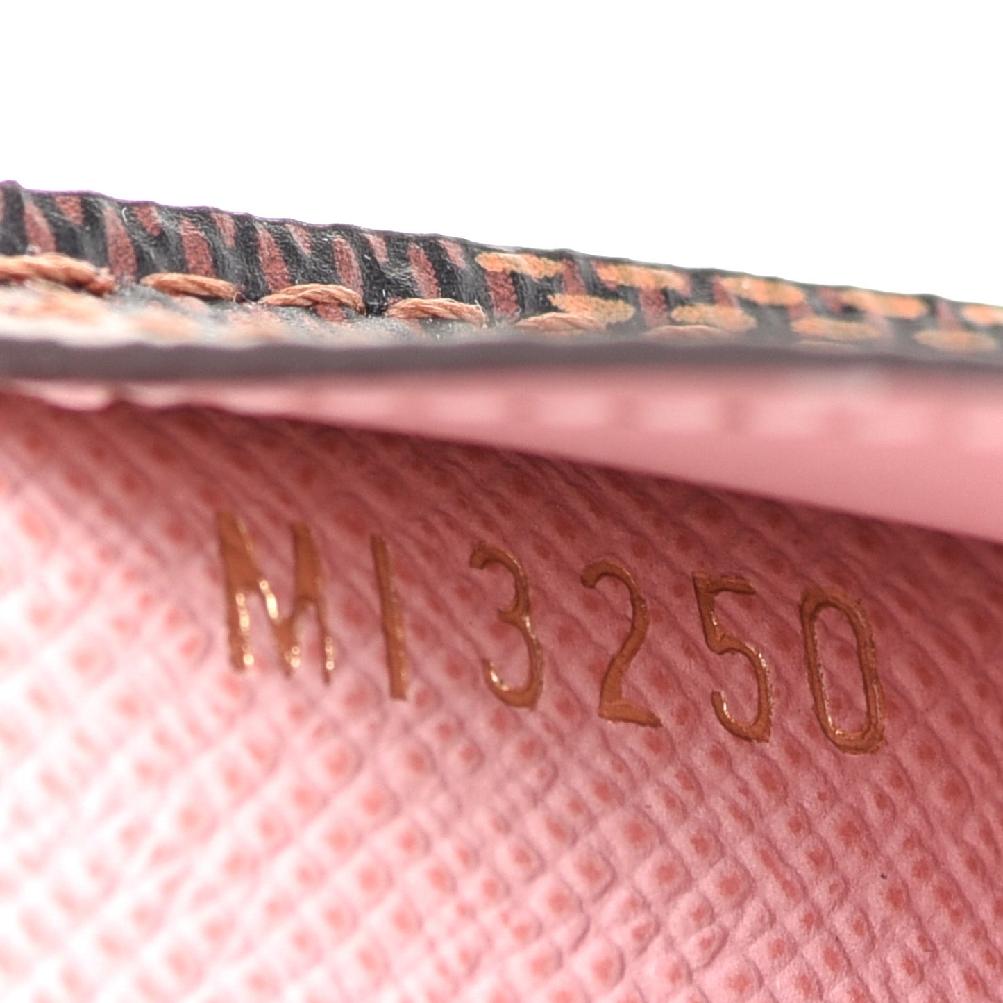 Damier Ebene Recto Verso Card Holder Rose Ballerine