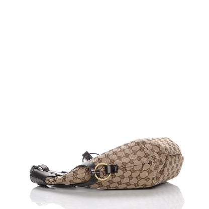 Gucci Monogram Half Moon Hobo Dark Brown 4 of 10