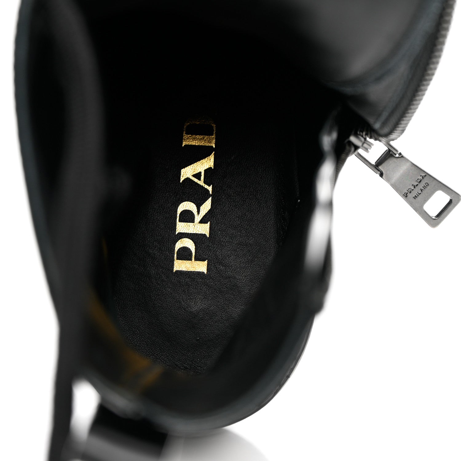 Prada Spazzolato Chocolate 50mm Combat Boots 35.5 Black 8 of 9
